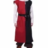 Childrens Surcoat Rodrick, Black-red