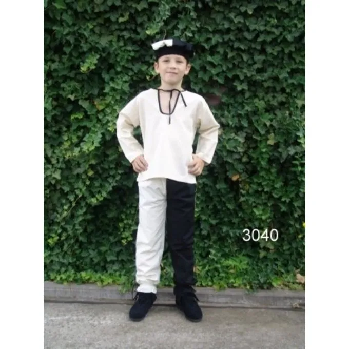 Leonardo Carbone Children's Trousers Edmund Black 3 Leonardo Carbone Children's Trousers Edmund Black - Image 3