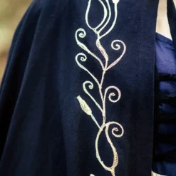 Leonardo Carbone Cloak Serafina, Black -Medieval Clothing Sales Store cloak serafina black 2