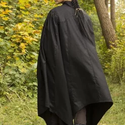 Epic Armoury Cloak Tirion Black -Medieval Clothing Sales Store cloak tirion black 2