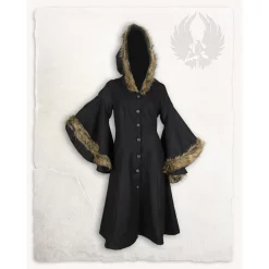 Mytholon Coat Lilian With Fur -Medieval Clothing Sales Store coat lilian with fur 5