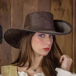 Rawblade Corsair Hat, Deluxe, Brown