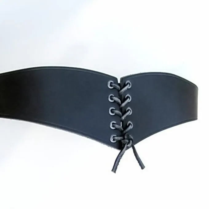 Corset Belt Bertholdin A, Black Leather 1 Corset Belt Bertholdin A, Black Leather