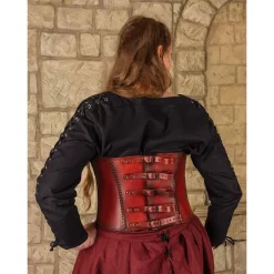 Mytholon Corset Dunja, Antique Brown 7 Mytholon Corset Dunja, Antique Brown -Medieval Clothing Sales Store corset dunja antique brown 2