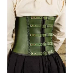 Mytholon Corset Dunja, Green -Medieval Clothing Sales Store corset dunja green 3