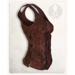 Mytholon Corset Sarina, Brown Color -Medieval Clothing Sales Store corset sarina brown color 3