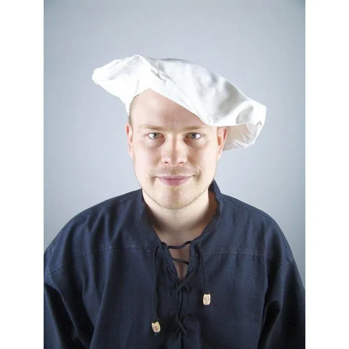 Leonardo Carbone Cotton Beret, Red 4 Leonardo Carbone Cotton Beret, Red - Image 4