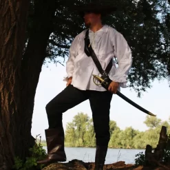 Leonardo Carbone Cotton Trousers Alin, Black