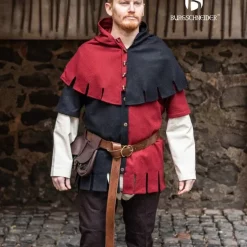 Burgschneider Cowl Dangereuse, Right Side, Red 9 Burgschneider Cowl Dangereuse, Right Side, Red -Medieval Clothing Sales Store cowl dangereuse right side red 4