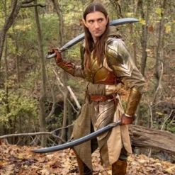 Epic Armoury Curved LARP Elven Sword, 105 Cm -Medieval Clothing Sales Store curved larp elven sword 105 cm 5