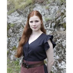 Burgschneider Dress Agga, Black 8 Burgschneider Dress Agga, Black -Medieval Clothing Sales Store dress agga black 3