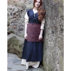 Burgschneider Dress Agga, Blue -Medieval Clothing Sales Store dress agga blue 3