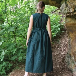 Leonardo Carbone Dress Alice, Green -Medieval Clothing Sales Store dress alice green 5