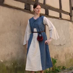 Leonardo Carbone Dress Belle, Light Blue-cream