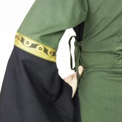 Leonardo Carbone Dress Cleena Green-black -Medieval Clothing Sales Store dress cleena green black 3