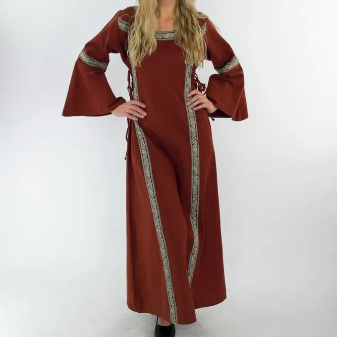 Leonardo Carbone Dress Cleena Red 4 Leonardo Carbone Dress Cleena Red - Image 4