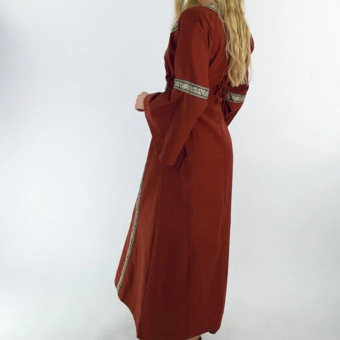 Leonardo Carbone Dress Cleena Red 6 Leonardo Carbone Dress Cleena Red - Image 6