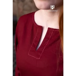 Burgschneider Dress Feme, Burgundy 8 Burgschneider Dress Feme, Burgundy -Medieval Clothing Sales Store dress feme burgundy 2
