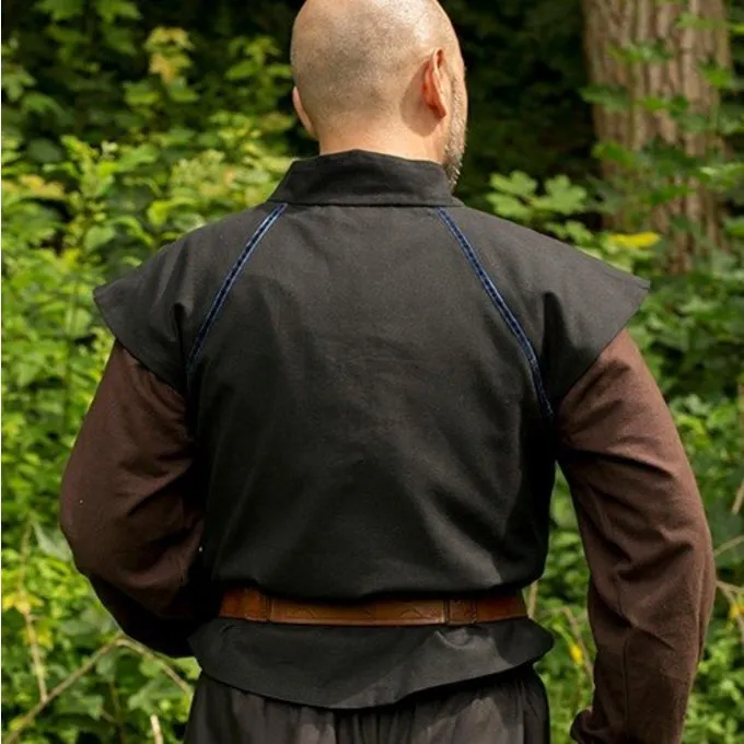 Epic Armoury English Civil War Doublet Black 2 Epic Armoury English Civil War Doublet Black - Image 2