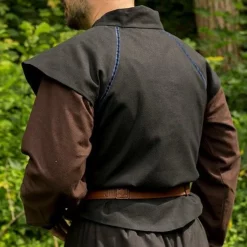 Epic Armoury English Civil War Doublet Black 6 Epic Armoury English Civil War Doublet Black -Medieval Clothing Sales Store english civil war doublet black 2