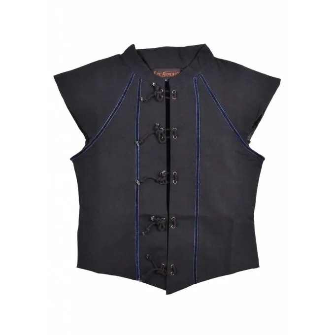 Epic Armoury English Civil War Doublet Black 1 Epic Armoury English Civil War Doublet Black