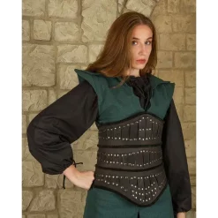 Mytholon Evandra Leather Corset, Black