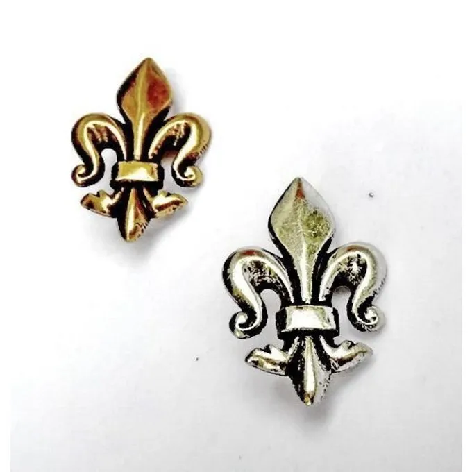 Fleur-de-lys Belt Fittings (set Of 5 Pieces) 3 Fleur-de-lys Belt Fittings (set Of 5 Pieces) - Image 3