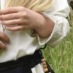 Girl Skirt Loreena, Black-naturel -Medieval Clothing Sales Store girl skirt loreena black naturel 3