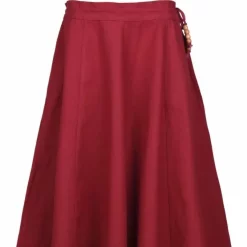 Girl Skirt Loreena, Red -Medieval Clothing Sales Store girl skirt loreena red 4