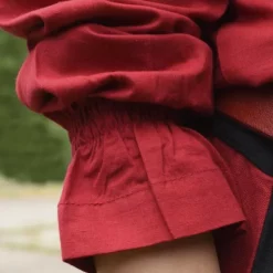 Girls Blouse Elizabeth, Red -Medieval Clothing Sales Store girls blouse elizabeth red 1