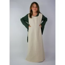 Leonardo Carbone Girl's Surcotte Ella Dark Brown -Medieval Clothing Sales Store girls surcotte ella dark brown 2