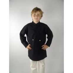 Leonardo Carbone Handwoven Shirt For Boys Black