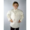 Leonardo Carbone Handwoven Shirt For Boys Cream
