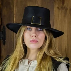 Rawblade Hat Solomon Kane, Black -Medieval Clothing Sales Store hat solomon kane black 2