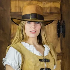 Rawblade Hat Solomon Kane, Light Brown -Medieval Clothing Sales Store hat solomon kane light brown 4