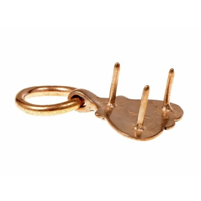 Heart-shaped Viking Belt Fitting With Ring 2 Heart-shaped Viking Belt Fitting With Ring - Image 2