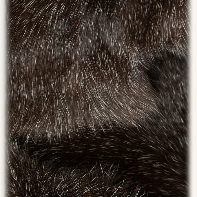 Mytholon Karya Fur Skirt With Dragon, Black 3 Mytholon Karya Fur Skirt With Dragon, Black - Image 3