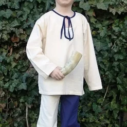 Leonardo Carbone Kid's Shirt Peter White-blue