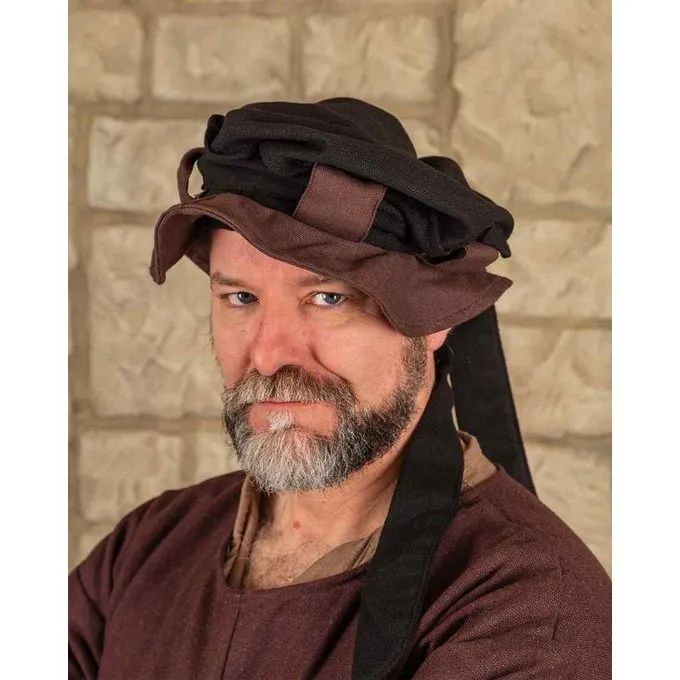 Mytholon Landsknecht Beret Rupert, Black-green 2 Mytholon Landsknecht Beret Rupert, Black-green - Image 2