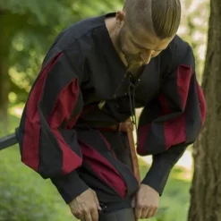 Epic Armoury Landsknecht Shirt, Black/red 8 Epic Armoury Landsknecht Shirt, Black/red -Medieval Clothing Sales Store landsknecht shirt black red 2