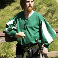 Epic Armoury Landsknecht Shirt, Green/ White