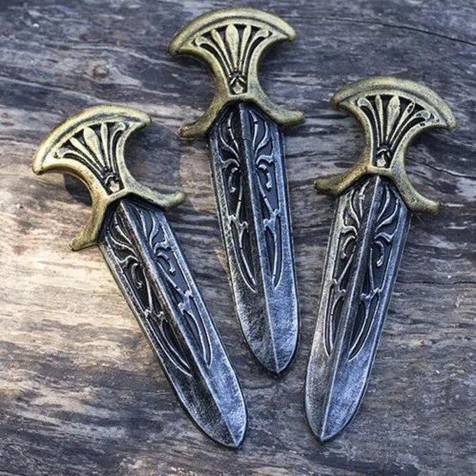 Epic Armoury LARP Assassin Inquisitor Throwing Knives Set Of 3 Pieces 1 Epic Armoury LARP Assassin Inquisitor Throwing Knives Set Of 3 Pieces
