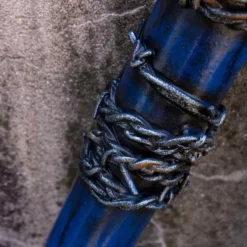 Epic Armoury LARP Baseball Bat Barbed Wire, 80 Cm, Blue -Medieval Clothing Sales Store larp baseball bat barbed wire 80 cm blue 3