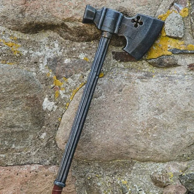 Epic Armoury LARP Battle Axe With Cross 1 Epic Armoury LARP Battle Axe With Cross