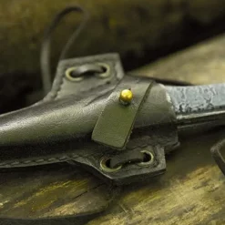 Epic Armoury LARP Cutthroat Knife With Holder, Black -Medieval Clothing Sales Store larp cutthroat knife with holder black 2