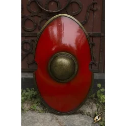 Epic Armoury LARP Greek Shield Red -Medieval Clothing Sales Store larp greek shield red 3