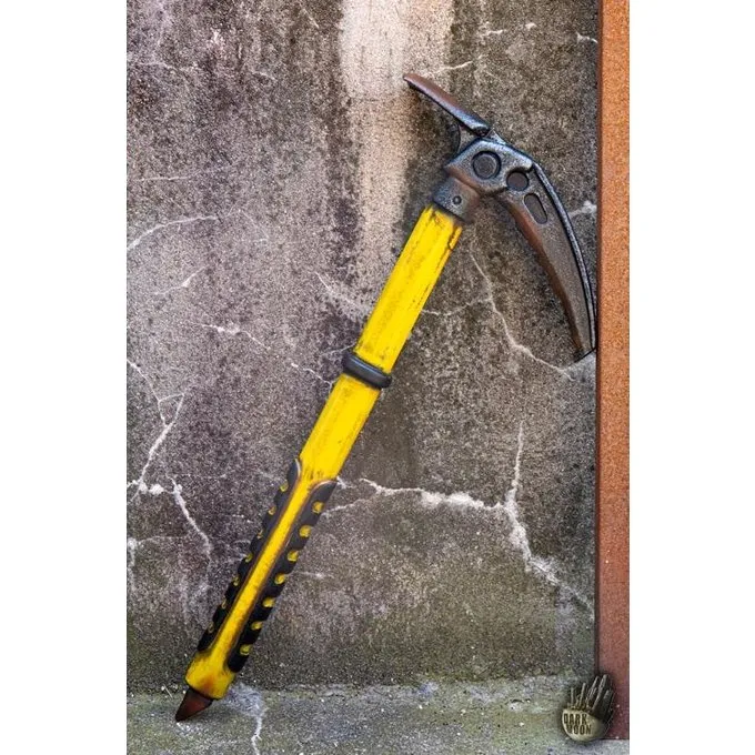 Epic Armoury LARP Ice Axe, Yellow 2 Epic Armoury LARP Ice Axe, Yellow - Image 2