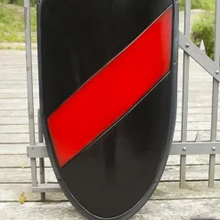 Epic Armoury LARP Knight Shield Black/red