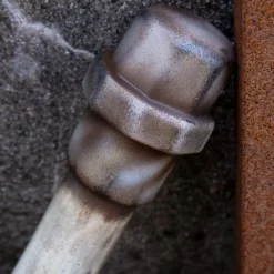 Epic Armoury LARP Metal Pipe, White -Medieval Clothing Sales Store larp metal pipe white 2