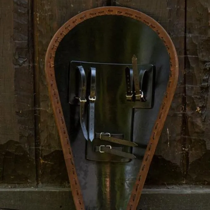 Epic Armoury LARP Norman Shield Blue-white 2 Epic Armoury LARP Norman Shield Blue-white - Image 2